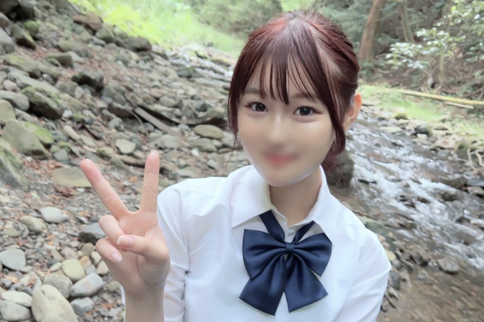 【FC2】露脸吧！一切都是纯粹的、纯粹的！马尾辫今年终于18岁了！可爱少女的身体被玩弄，在没有橡胶的情况下在阴道内射精
